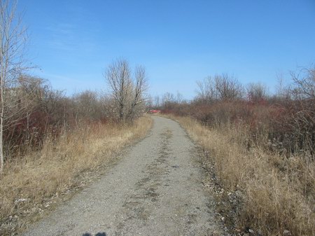 Zilwaukee Speedway - Driveway Photo From Water Winter Wonderland